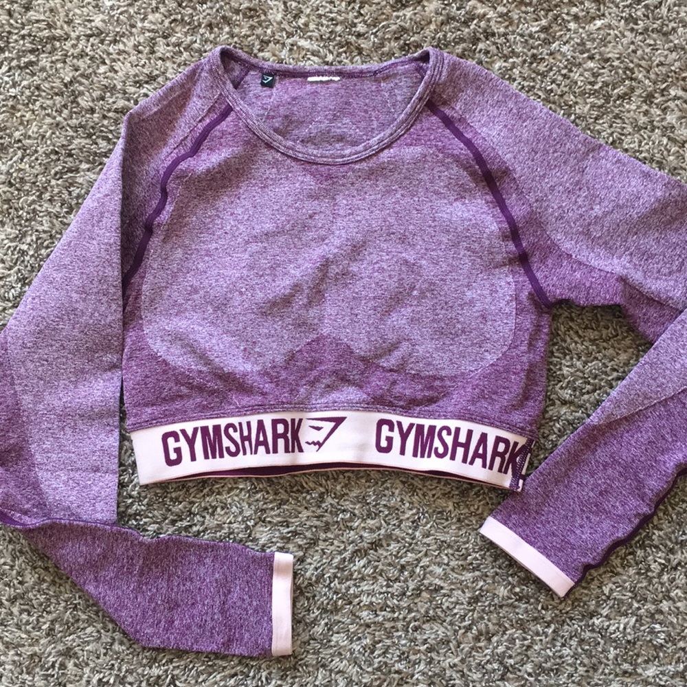 Gym-shark flex long sleeve crop
